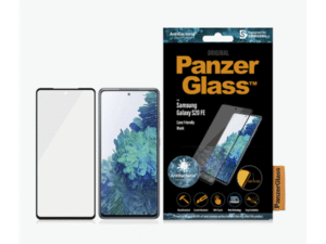 Back panel cover PanzerGlass Samsung, Galaxy S20 FE CF, Glass, Black, Clear Screen Protector