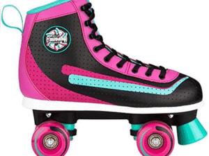 Skates NIJDAM 52RF 36 Black/Emerald/Magenta