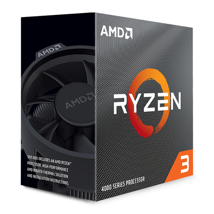 AMD Ryzen 3 4100 - 3.8 GHz - 4 k�rnor - 8 tr�dar - 4 MB cache - Socket AM4 - Box