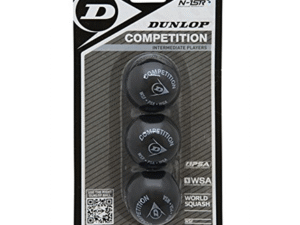 Squash ball Dunlop COMPETITION 3-blister
