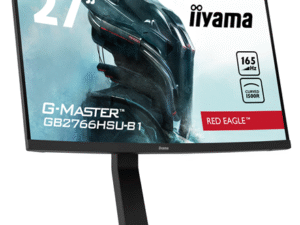 iiyama G-MASTER Red Eagle GB2766HSU-B1 - LED monitor - zak�iven� - 27" - 1920 x 1080 Full HD (1080p) @ 165 Hz - VA - 250 cd/m� - 3000:1 - 1 ms - 2xHDMI, DisplayPort - reproduktory - matn� �er�