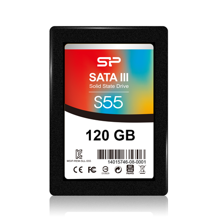 SSD SILICON POWER S55, 2.5", 120 GB, SATA3