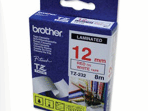 TZE-232 LAMINATED TAPE 12MM 8M