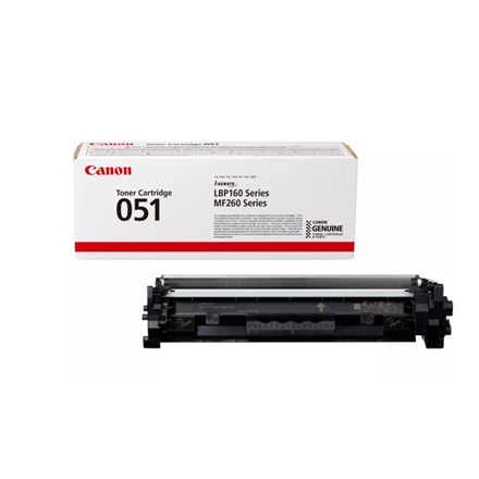 Canon 051 - �ern� - origin�ln� - kazeta s barvivem - pro imageCLASS MF262, MF264, MF267, MF269, i-SENSYS MF264, MF267, MF269, Satera LBP161, LBP162