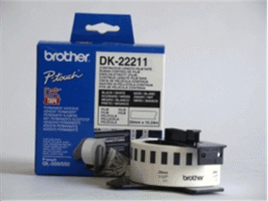 BROTHER DK22211 WHITE FILM TAPE 29MM