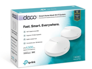 TP-Link AC2200 Tri-Band Smart Home Mesh WiFi System Deco M9 Plus(2-pack)