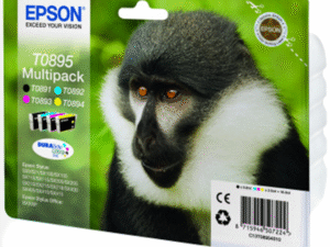Epson T0895 Multipack - 4-balen� - �ern�, �lut�, azurov�, purpurov� - origin�ln� - blistr - inkoustov� cartridge - pro Stylus S21, SX110, SX115, SX210, SX215, SX218, SX400, SX410, SX415, Stylus Office BX300