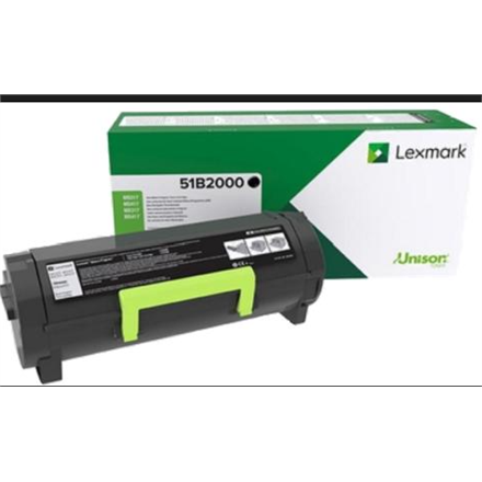 Lexmark - �ern� - origin�ln� - kazeta s barvivem LCCP, LRP - pro Lexmark MS317dn, MS417dn, MX317dn