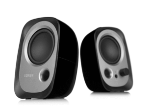 BOXE EDIFIER 2.0, RMS:   4W (2 x 2W), bass reflex port, USB power, black, "R12U"  (timbru verde 0.8 lei)