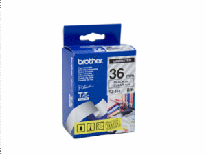 BROTHER TZE161 36 BLACK ON CLEAR