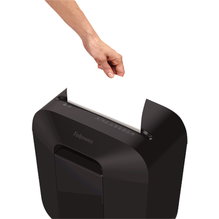 Office supplies Fellowes Powershred LX25M Black, 11.5 L, Credit cards shredding, Mini-Cut Shredder, Paper handling standard/output 6 sheets per pass, Warranty 24 month(s) - Image 4
