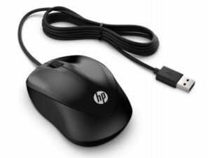 MOUSE HP, "X1000", PC sau NB, cu fir, USB, optic, 1200 dpi, butoane/scroll 3/1, , negru, "4QM14AA" (timbru verde 0.18 lei)