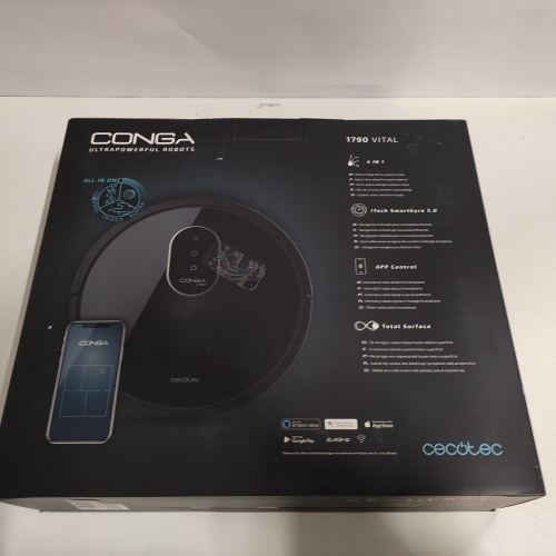 Ecost Customer Return, Cecotec Conga 1790 Vital. iTech SmartGyro Technology, 2100 Pa, App with Card, - Image 3