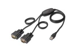 DIGITUS USB 20 TO 2XRS232 CABLE