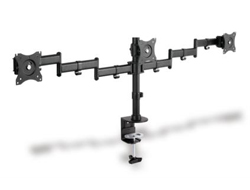 TV bracket Digitus Universal Triple Monitor Stand with Clamp Mount