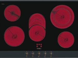 Ecost customer return SMEG P875AO Ceramic Hob Black/Anthracite