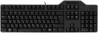 Computer keyboard Dell KB-813 Smartcard keyboard, Wired, with smart card reader, RU, Black