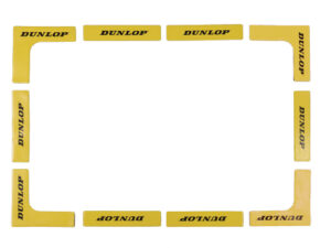 Dunlop lines, yellow, 12 pcs