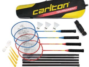 Badminton set Carlton TOURNAMENT G3 4 rackets+3shuttlecocks+net+bag