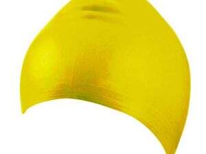 BECO Latex swimming cap 7344 2 yellow for adult