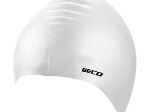 BECO Silicone swimming cap 7390 1 white
