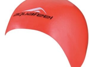 Swimming cap silicone AQUAFEEL BULLITT 3046 red for adult