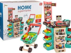 Supermarket Set. Shopping Cart. Scale. Card Reader. Scanner