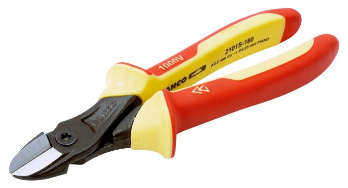 Insulated side cutting pliers 200mm 1000V VDE