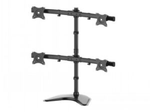 Multibrackets M Deskstand Basic Quad | VESA 75x75-100x100 | Max 8kg | Tablestand | Black