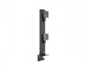Multibrackets M VESA Deskmount HD Dual Vertical Widescreen 32"" - 50"" | VESA 75x75-100x100 | Max 24kg | Desk clamp | Black