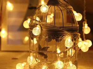 RoGer Bulb String Lights 100 LED Warm-White 10m