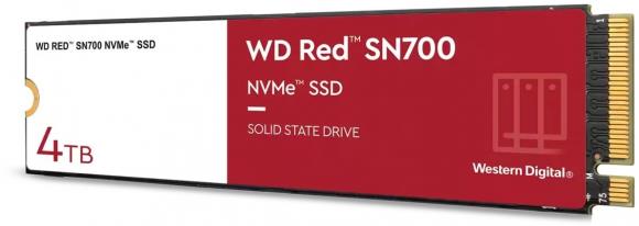 WD Red SN700 WDS400T1R0C-68BDK0 - SSD - 4 TB - intern� - M.2 2280 - PCIe 3.0 x4 (NVMe)