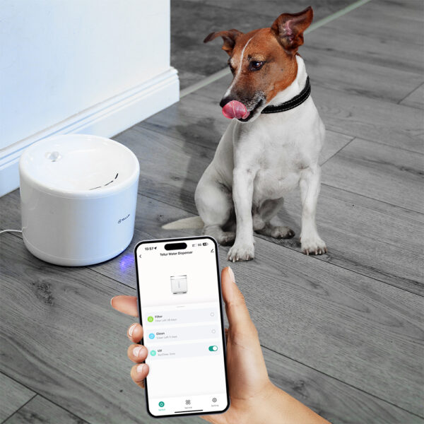 Tellur Smart WiFi Pet Water Dispenser, 2L white - Image 7