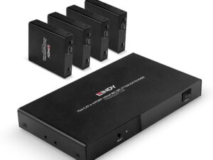 Lindy 70m 4 Port Cat6 HDMI 4K60 Split/Ex "LY-38262" (timbru verde 0.8 lei)