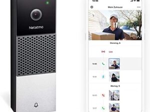Ecost customer return Netatmo NDBDE Smart Video Doorbell with Camera, WiFi, 2Way Audio, Personal Det