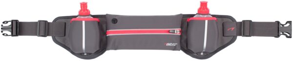 Hip bag with bottles AVENTO 21PF Grey/Fluorescent pink/Silver - Image 2