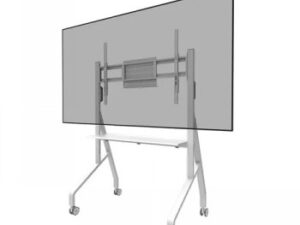 Neomounts Move Go FL50-525WH1 - Voz�k - pro ploch� panel - uzamykateln� - ocel - b�l� - velikost obrazovky: 55"-86"