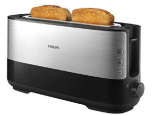 Philips Viva Collection HD2692/90 toaster 1 slice(s) 1030 W Black, Metallic