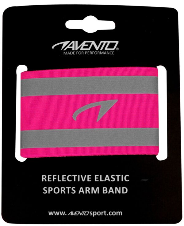 Wristband Reflective AVENTO 74OH FLR Fluorescent pink - Image 2