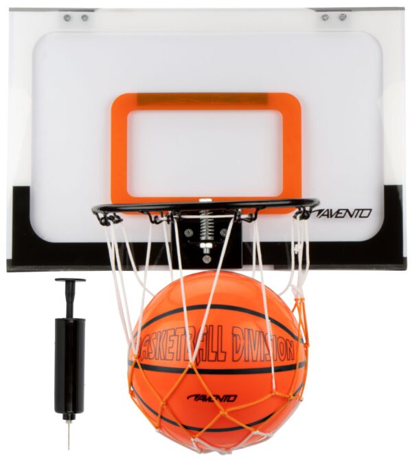 Basketball set mini AVENTO 47BM with grid + ball + pump - Image 3