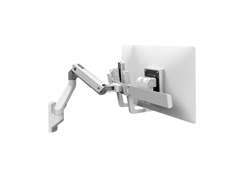 HX WALLMOUNT DUAL MONITOR ARM/32IN 7.9KG LIFT29 MISD WHITE 10Y