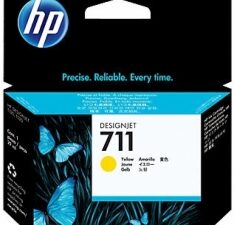 HP 711 - 29 ml - gul - original - DesignJet - bl�ckpatron - f�r DesignJet T100, T120, T120 ePrinter, T125, T130, T520, T520 ePrinter, T525, T530