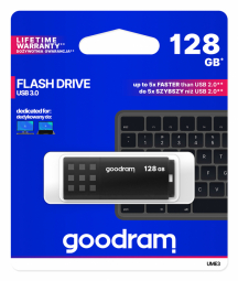Mälupulk Goodram 128GB USB 3.0, must