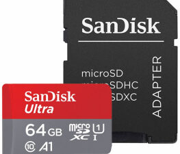 Other Computer Accessory SANDISK BY WESTERN DIGITAL MEMORY MICRO SDXC 64GB UHS-I/W/A SDSQUAB-064G-GN6MA SANDISK