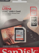 SanDisk Ultra 256GB SDXC Memory Card 150MB/s