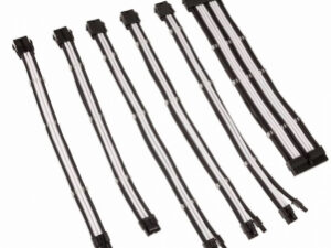 PSU Kabeļu Pagarinātāji Kolink Core 6 Cables Black / White