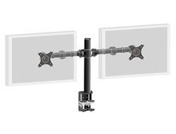 DUAL DESKTOP ARM CLAMP