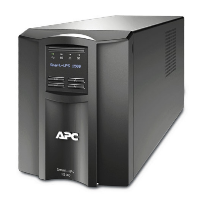 APC Smart-UPS SMT1500IC - UPS - AC 220/230/240 V - 1000 Watt - 1500 VA - RS-232, USB - v�stupn� konektory: 8 - �ern� - s APC SmartConnect