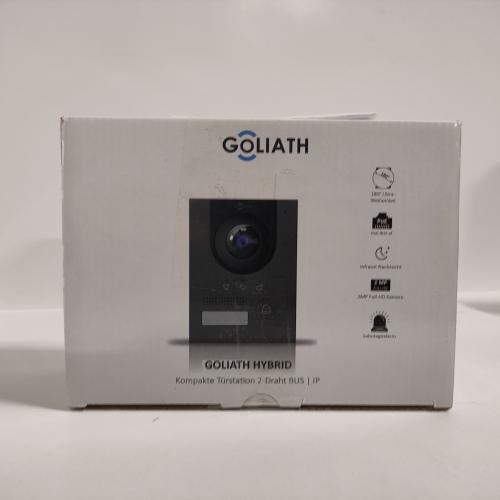 Ecost customer return Goliath IP | SurfaceMounted | Video Door Intercom | 2MP | Anthracite Door Stat - Image 2