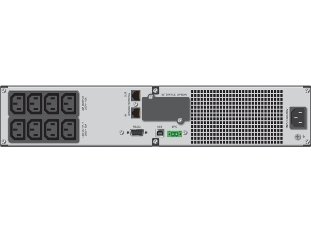 UPS POWERWALK VI 1000 RT LCD HID Power Walker Line-Interactive 1000VA, 19 2U, 8x IEC, RJ11/RJ45, USB - Image 2